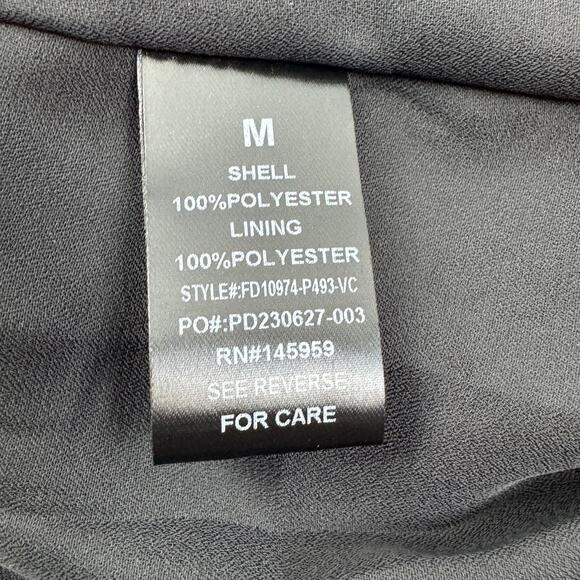 Vici Moody Floral Feminine Sexy Classy Wrap Maxi Dress Women's Size Medium - Picture 9 of 11